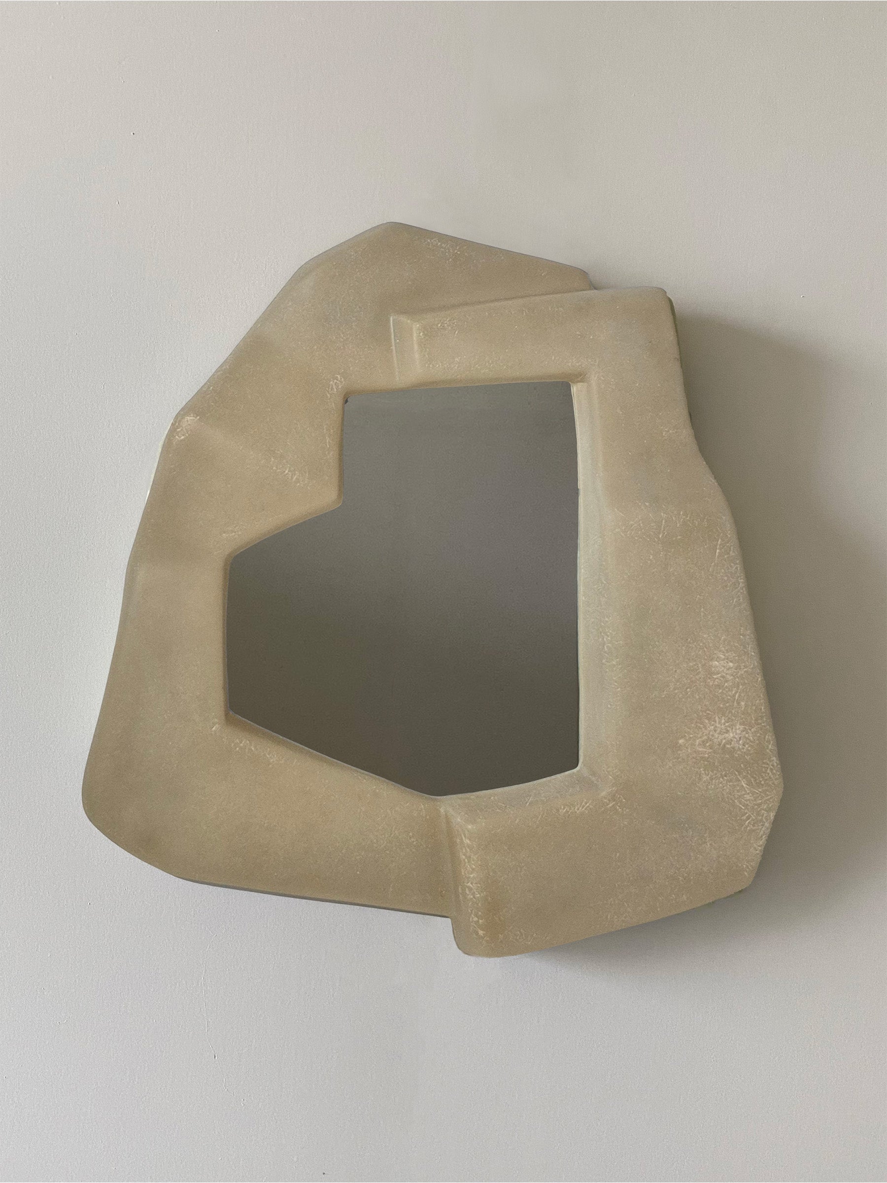 Narcissi Wall Mirror - Raw Citrine