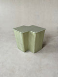 Clam Table, Small - Raw Green