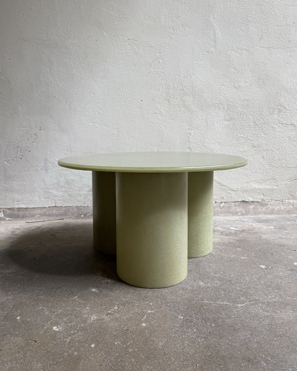 Column Coffee Table, Rounded