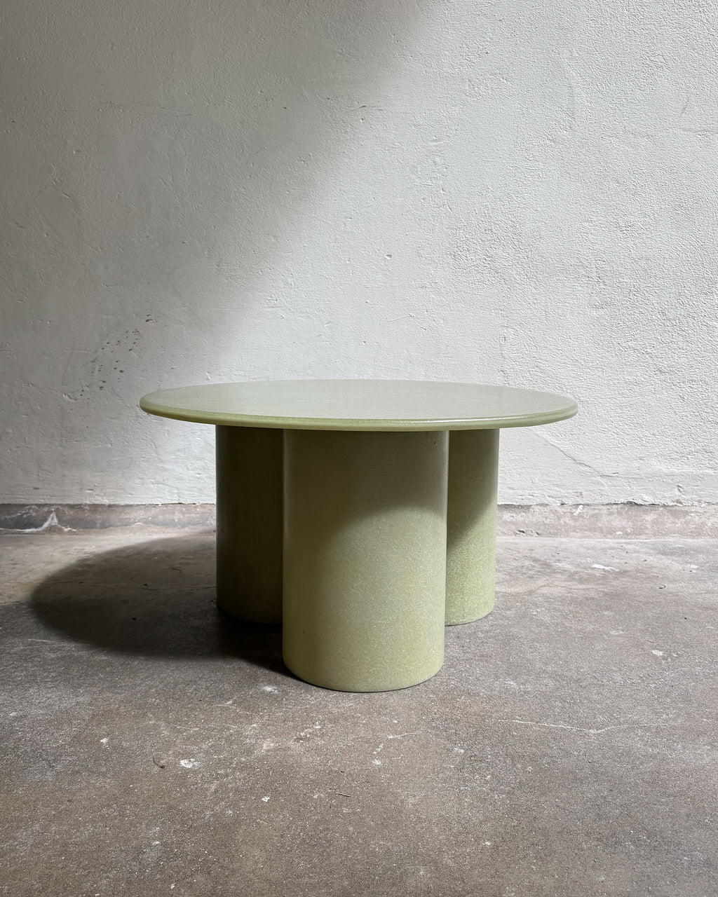 Column Coffee Table, Rounded