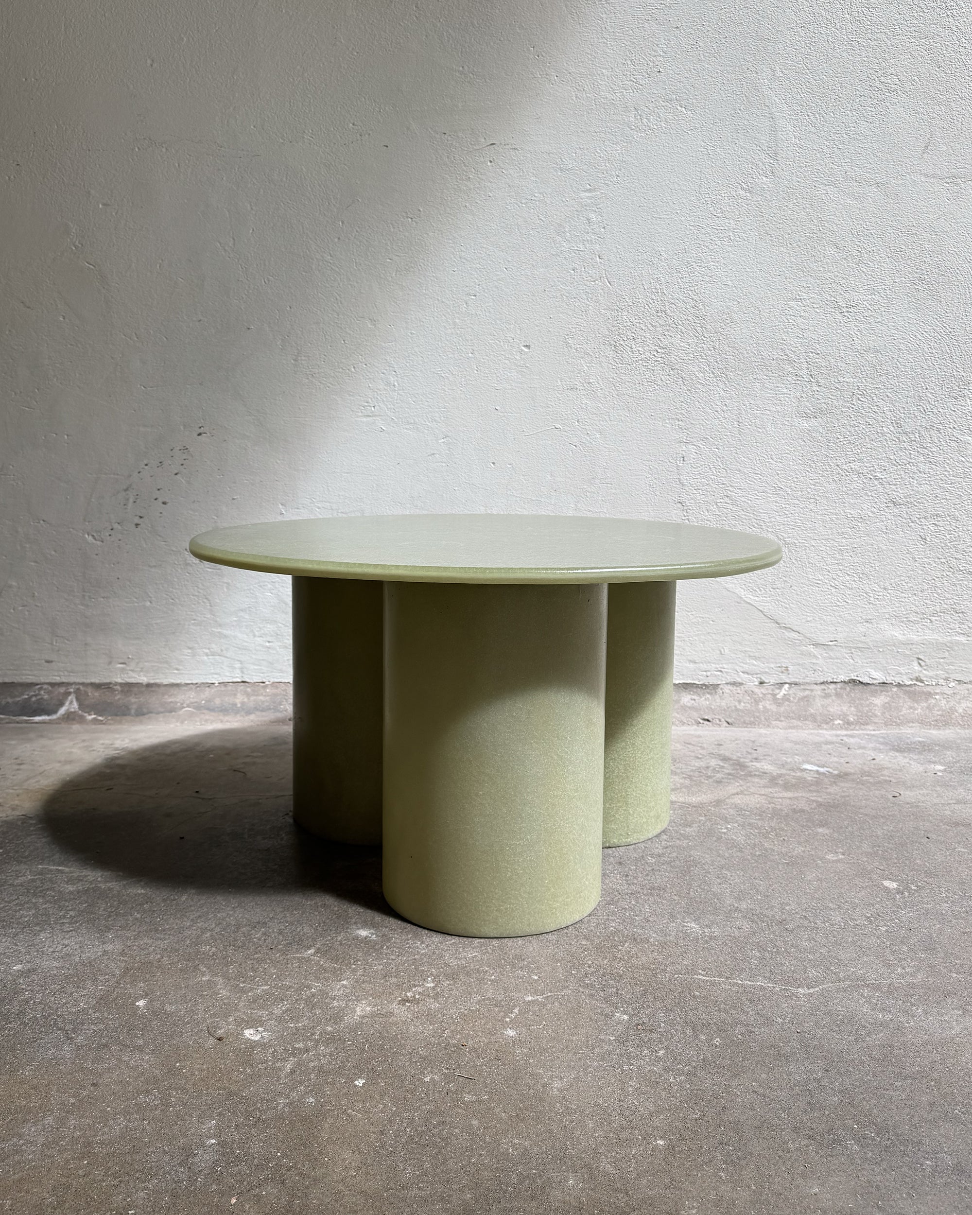Column Coffee Table, Rounded
