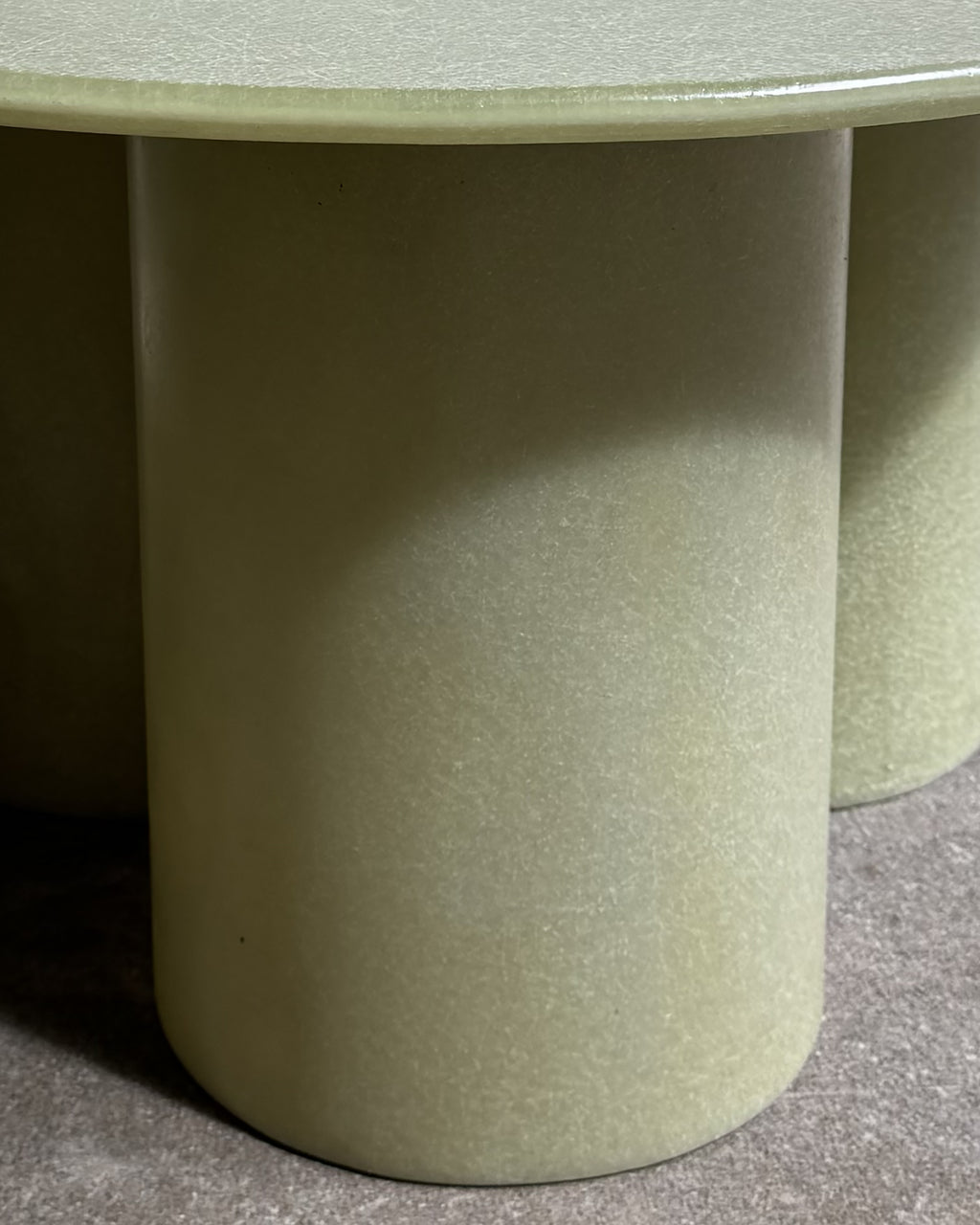 Column Coffee Table, Rounded