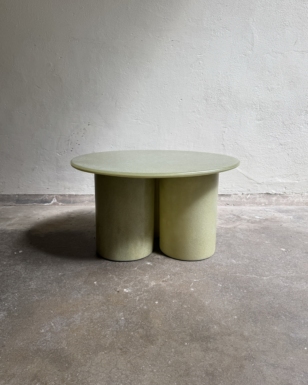 Column Coffee Table, Rounded