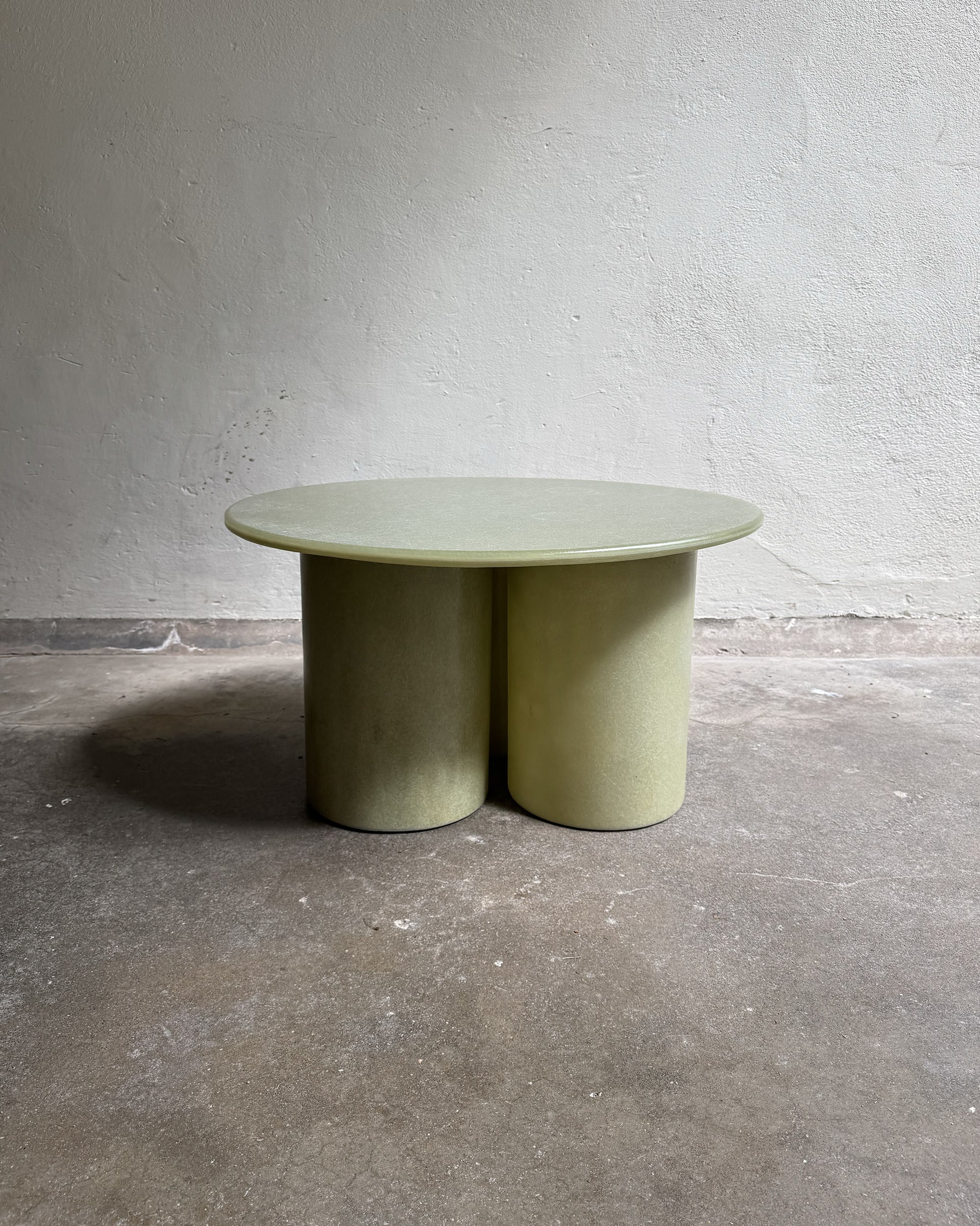 Column Coffee Table, Rounded