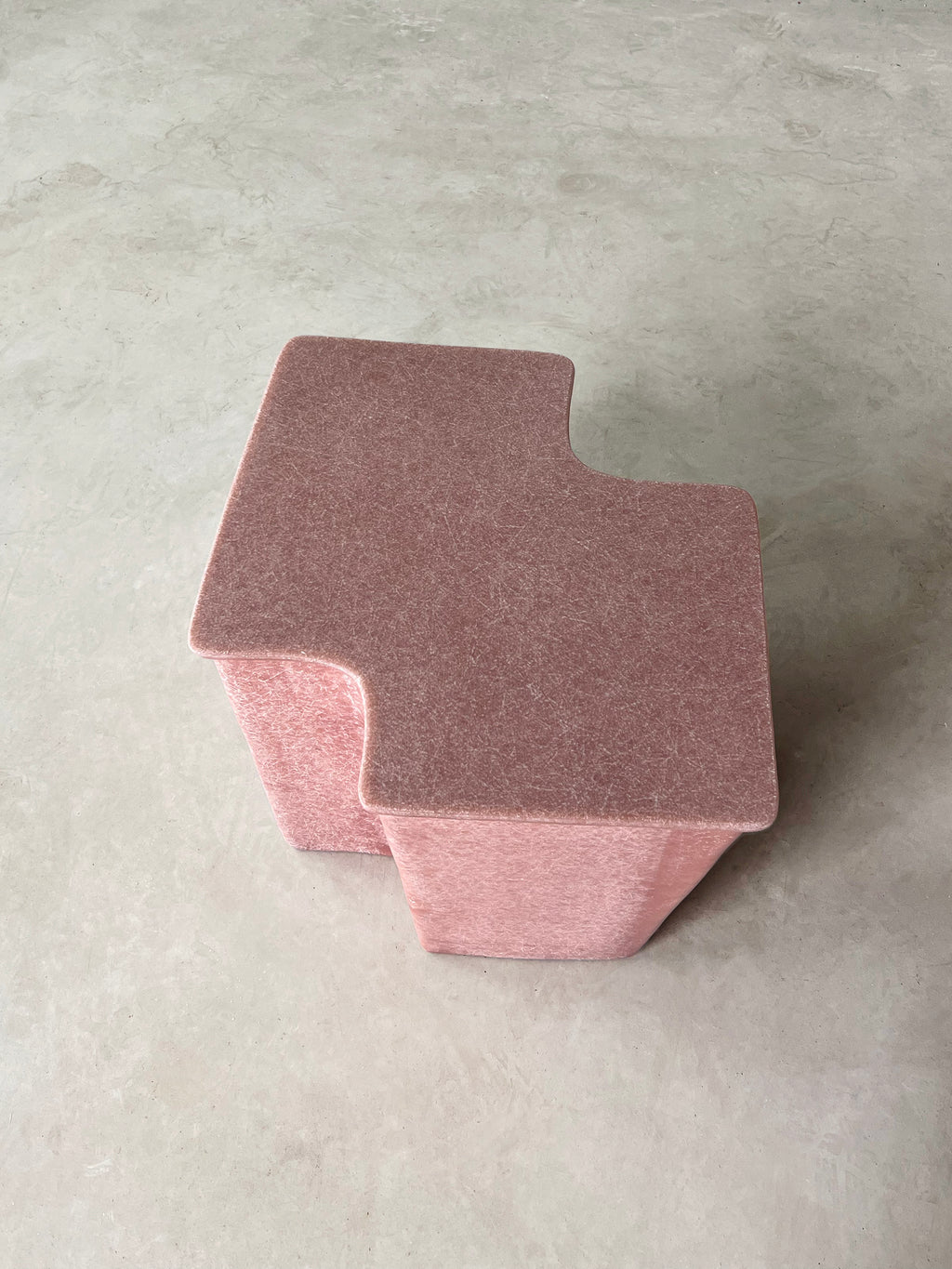 Clam Table, Small - Coral