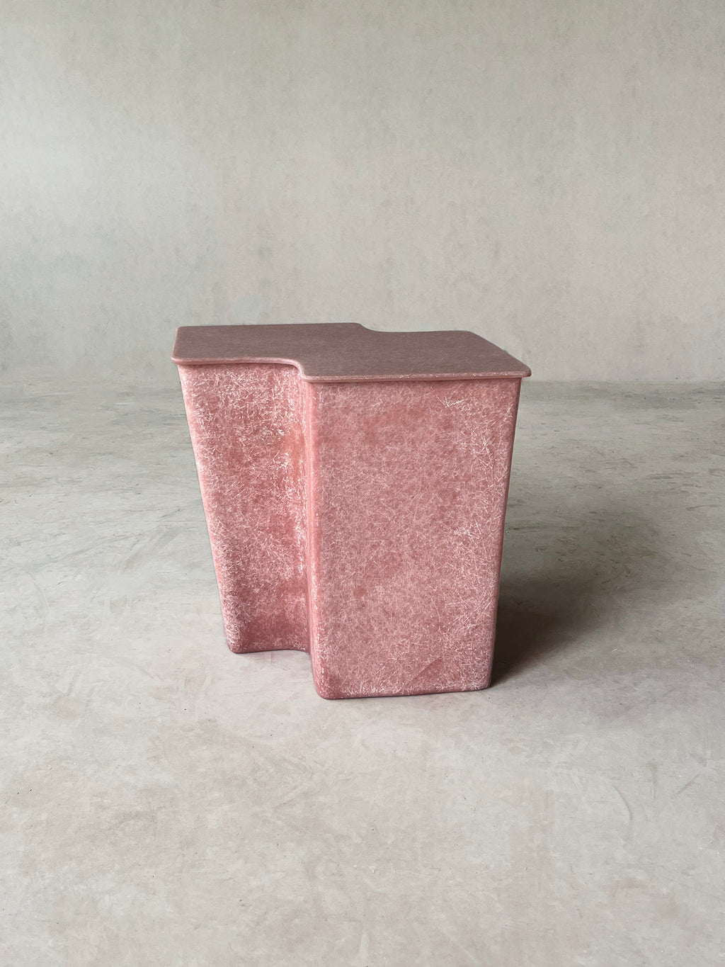 Clam Table, Small - Coral