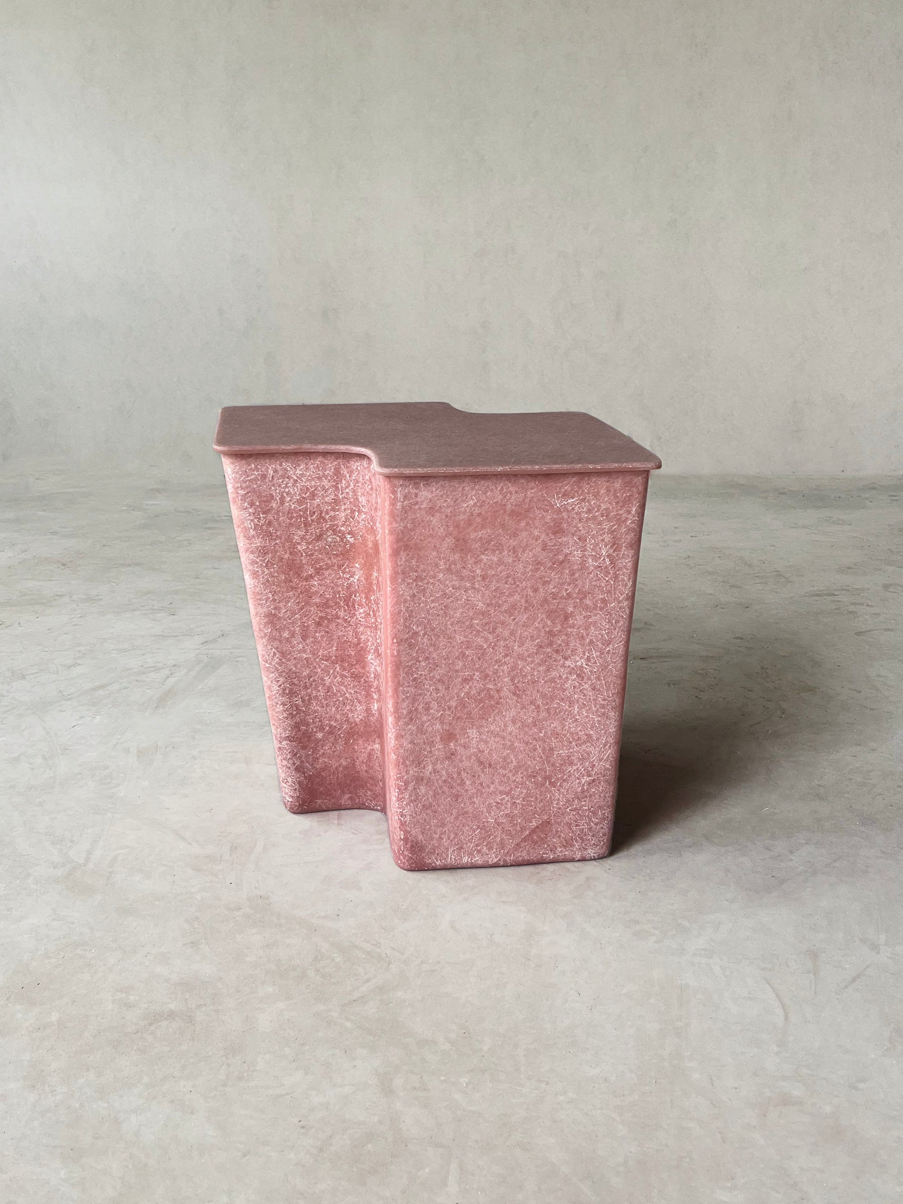 Clam Table, Small - Coral