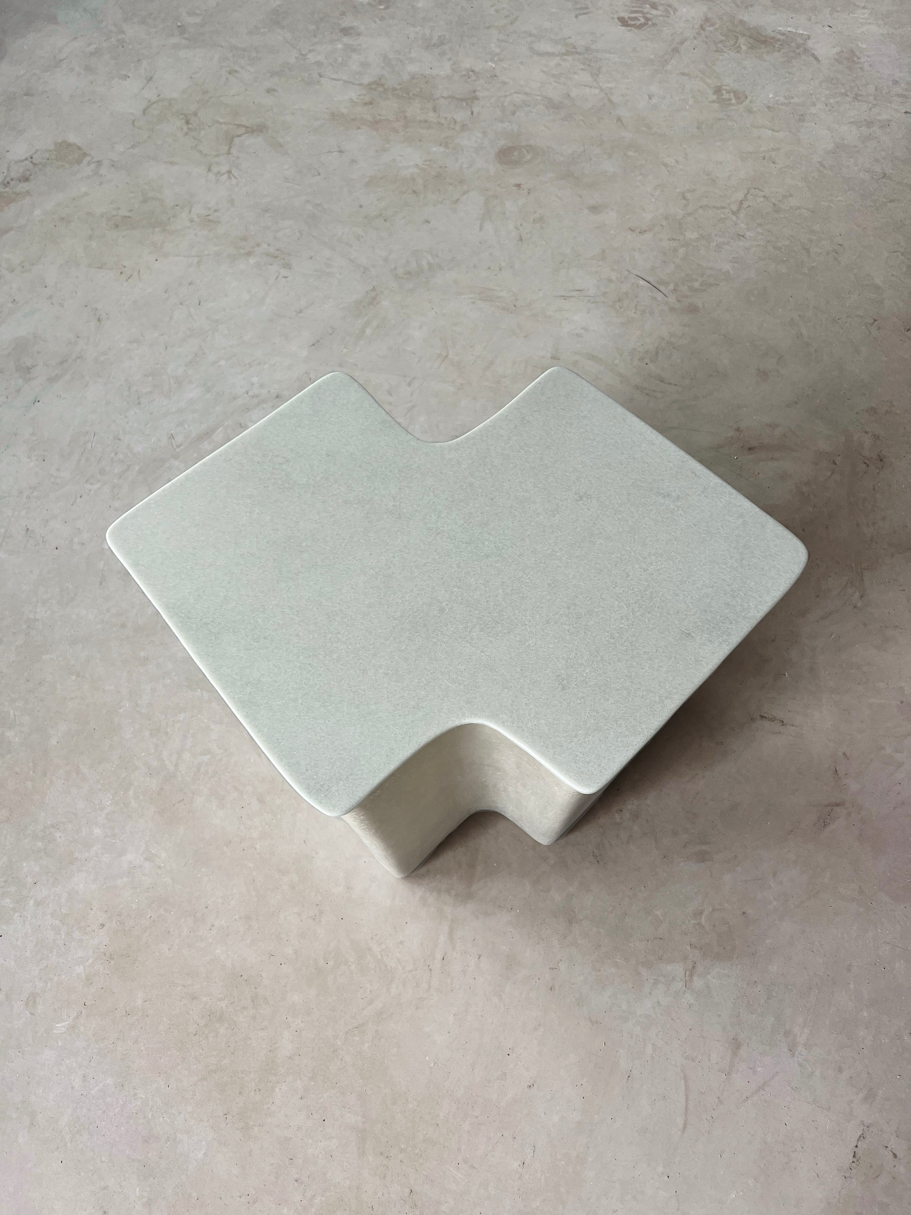 Clam Table, Small - Raw Moon